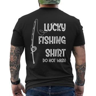 The Lucky Fishing Men's T-shirt Back Print - Monsterry UK