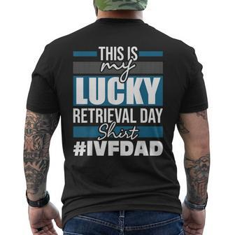 Lucky Retrieval Day Embryo Transfer Ivf Pregnancy Men's T-shirt Back Print - Monsterry AU