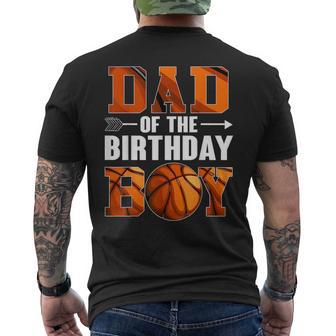 Lustigerater Des Geburtstags Junge Basketballater Papa T-Shirt mit Rückendruck - Geschenkecke