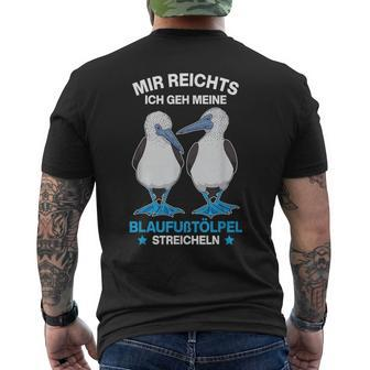 Lustiges Blaufußtölpel Retrointage Blaufußtölpel T-Shirt mit Rückendruck - Seseable