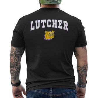 Lutcher High School Bulldogs C2 Mens Back Print T-shirt - Seseable
