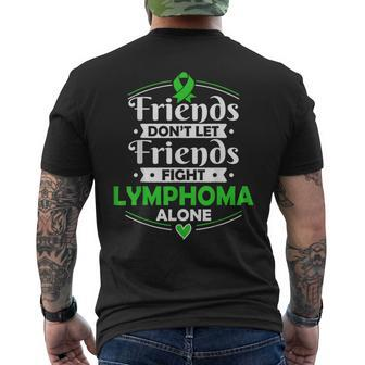 Lymphoma T Blood Cancer Awareness Men's T-shirt Back Print - Monsterry DE
