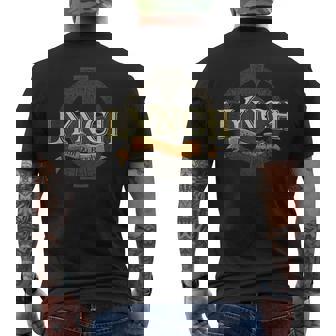 Lynch Irish Surname Lynch Irish Family Name Celtic Cross Men's T-shirt Back Print - Seseable