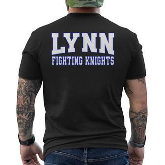 Lynn University Fighting Knights_Wht-01 Men's T-shirt Back Print - Thegiftio UK