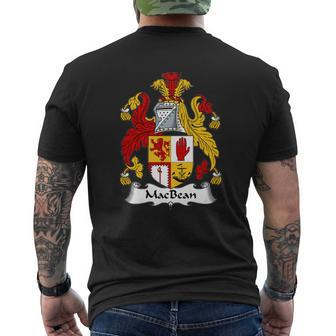 Macbean Family Crest Scottish Family Crests Mens Back Print T-shirt - Seseable