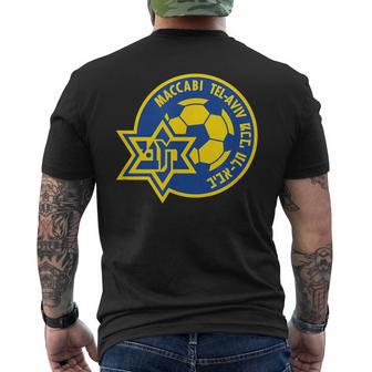 Maccabi Tel Aviv Sport Fc Football Club Israel Men's T-shirt Back Print - Monsterry AU