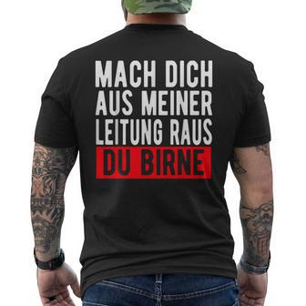Mach Dich Aus Meiner Leitung Du Pörne Ritter Meme Kurzärmliges Herren-T-Kurzärmliges Herren-T-Shirt, Witziges Meme-Kurzärmliges Herren-T-Shirt - Seseable