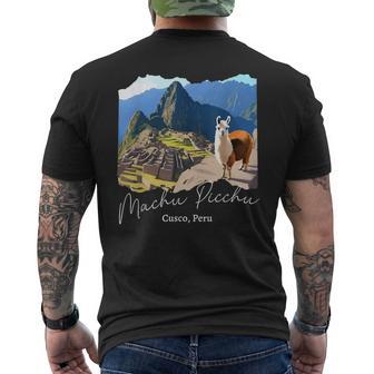 Machu Picchu T-shirt imprimé au dos - Cadeauxyz
