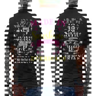 Made In 1964 Sunshine Hurricane Year Of Birth Birthday Men's T-shirt Back Print - Thegiftio
