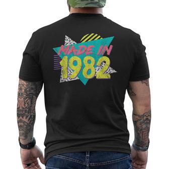 Made In 1982 Retro Vintage 80'S 90'S 42Nd Birthday Men's T-shirt Back Print - Monsterry DE