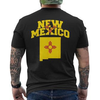 Made In New Mexico I Love New Mexico Home Men's T-shirt Back Print - Monsterry