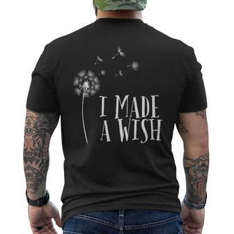 I Made A Wish Mommy And Me Men's T-shirt Back Print - Seseable