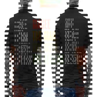 Magee The Man The Myth The Legend Boys Name Men's T-shirt Back Print - Seseable