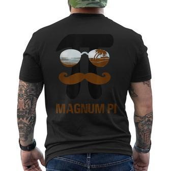 Magnum Pi For Math And Physics Science Teachers Father's Day Men's T-shirt Back Print - Monsterry UK
