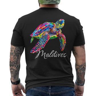 Maldives Diver Maldives Souvenir Diver T-Shirt mit Rückendruck - Geschenkecke