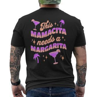 This Mamacita Needs A Margarita Cinco De Mayo Party Men's T-shirt Back Print | Mazezy DE