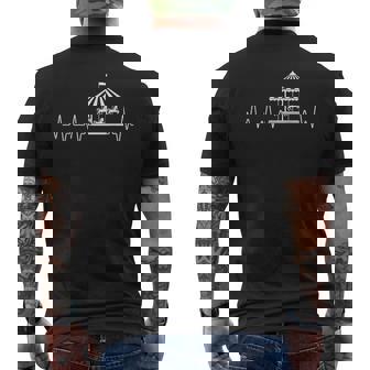 Manège À Chevaux Parc D'attractions Carrousel T-shirt imprimé au dos - Cadeauxyz
