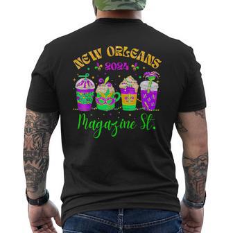 Mardi Gras Celebration 2024 Magazine Street Parade Souvenir Men's T-shirt Back Print - Monsterry AU