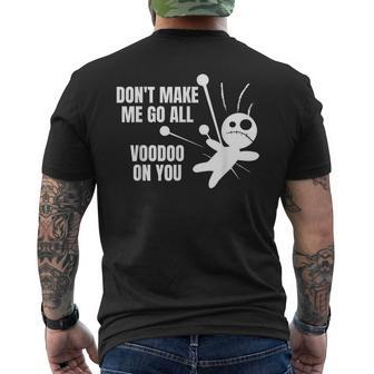 Mardis Gras Go All Voodoo New Orleans Men's T-shirt Back Print - Monsterry CA