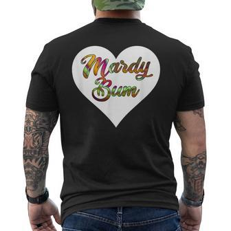Mardy Bum Northern Slang Lancashire Yorkshire Dialect Men's T-shirt Back Print - Thegiftio UK