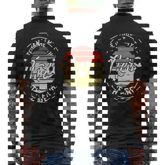Mario The Man The Myth The Legend Men's T-shirt Back Print - Seseable