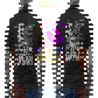 Mariposa 8 Años De Edad 8 Años De Edad Mariposa Fiesta Niña Camiseta Hombre Estampado Espalda - Regaloses