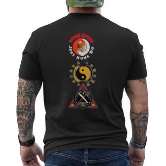 Martial Arts Of Kali Wing Chun Jkd Jeet Kune Do T-Shirt mit Rückendruck - Geschenkecke