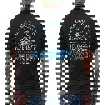 Massage Therapist Muscle Whisperer Massage Therapist Mens Back Print T-shirt - Seseable