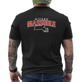 Masshole Massachusetts Native T-Shirt Mens Back Print T-shirt - Thegiftio UK