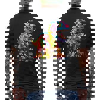 Master Builder Bricks Blocks Play Toys Dinosaur Men's T-shirt Back Print - Thegiftio