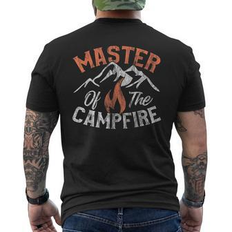 Master Of The Campfire Adult Camping Camp Men's T-shirt Back Print - Monsterry CA