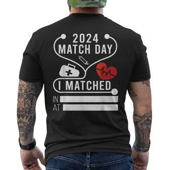 Match Day 2024 Medical School Residency Medicine Physicians Men's T-shirt Back Print - Monsterry AU