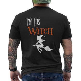 Matching Halloween Im His Her Boo Couples Costume Mens Back Print T-shirt - Thegiftio UK