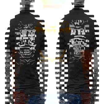 Matching Taylor Family Name Family Reunion Taylor Men's T-shirt Back Print - Seseable