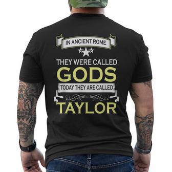 Matching Taylor Family Name Family Reunion Taylor Men's T-shirt Back Print - Seseable