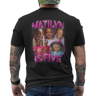 Matilyn Is Five Men's T-shirt Back Print | Mazezy