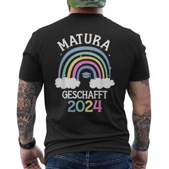 Matura Geschafft 2024 T-Shirt mit Rückendruck - Geschenkecke