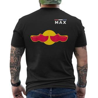 Max Formula Racing Driver Fan Team Dutch Klomps Men's T-shirt Back Print - Monsterry DE