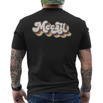 Mccall Family Name Personalized Surname Mccall Men's T-shirt Back Print - Seseable