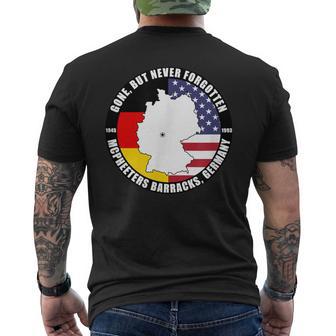 Mcpheeters Barracks Germany Military Base Veteran Men's T-shirt Back Print - Monsterry AU