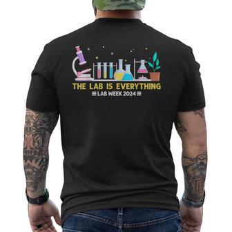 Medical Laboratory Week 2024 The Lab Is Everything Men's T-shirt Back Print - Monsterry DE