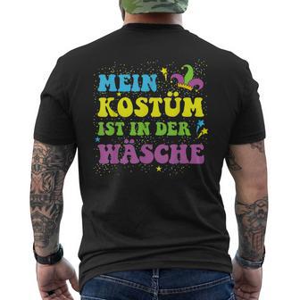 Mein Kostüm In Der Wäsche Narrenkappe Carnival T-Shirt mit Rückendruck - Seseable