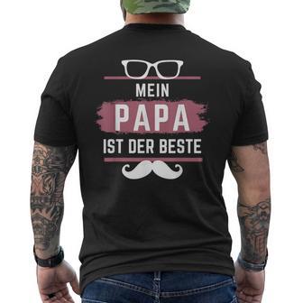 Mein Papa Ist Der Beste T-Shirt mit Rückendruck - Geschenkecke