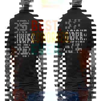 Mejor Compañero De Trabajo Siempre Retrointage Regalos Únicos Para Compañero De Trabajo Camiseta Hombre Estampado Espalda - Regaloses