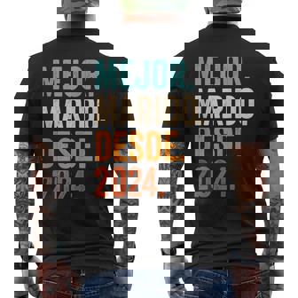 Mejor Marido Desde 2024 Camiseta Hombre Estampado Espalda - Regaloses