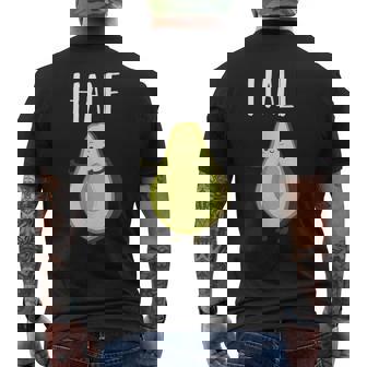 Mejor Medio Aguacate A Juego Pareja Aniversario Boda Keto Camiseta Hombre Estampado Espalda - Regaloses