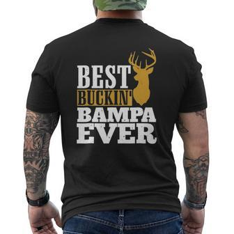 Mens Best Buckin Bampa Ever For Father Grandpa Mens Back Print T-shirt | Mazezy