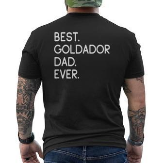 Mens Best Goldador Dad Ever Mens Back Print T-shirt | Mazezy