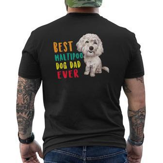 Mens Best Maltipoo Dog Dad Ever Fathers Day Cute Mens Back Print T-shirt | Mazezy