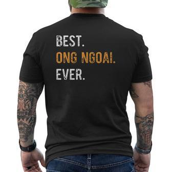 Mens Best Ong Ngoai Ever Vietnamese Grandpa Mens Back Print T-shirt | Mazezy